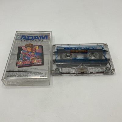 RARE Nintendo Donkey Kong-Coleco Adam Super Game Pack- ColecoVision Cassette