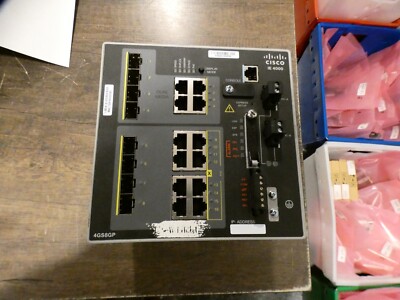 Cisco IE-4000-4GS8GP4G-E v02 Industrial Ethernet 4000 Switch Enterprise 16-Port