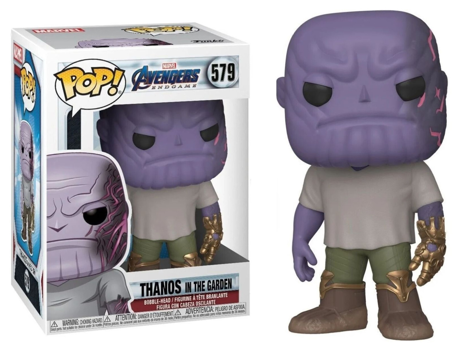 Funko Figurine Pop Marvel Avengers Endgame Casual Thanos - Image 2