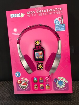 ITech Kids PlayZoom Smartwatch with Headphones