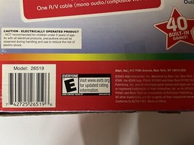 Atari Flashback 2 Classic Game Console 26519, CIB w/ Controllers - WORKS TESTED!