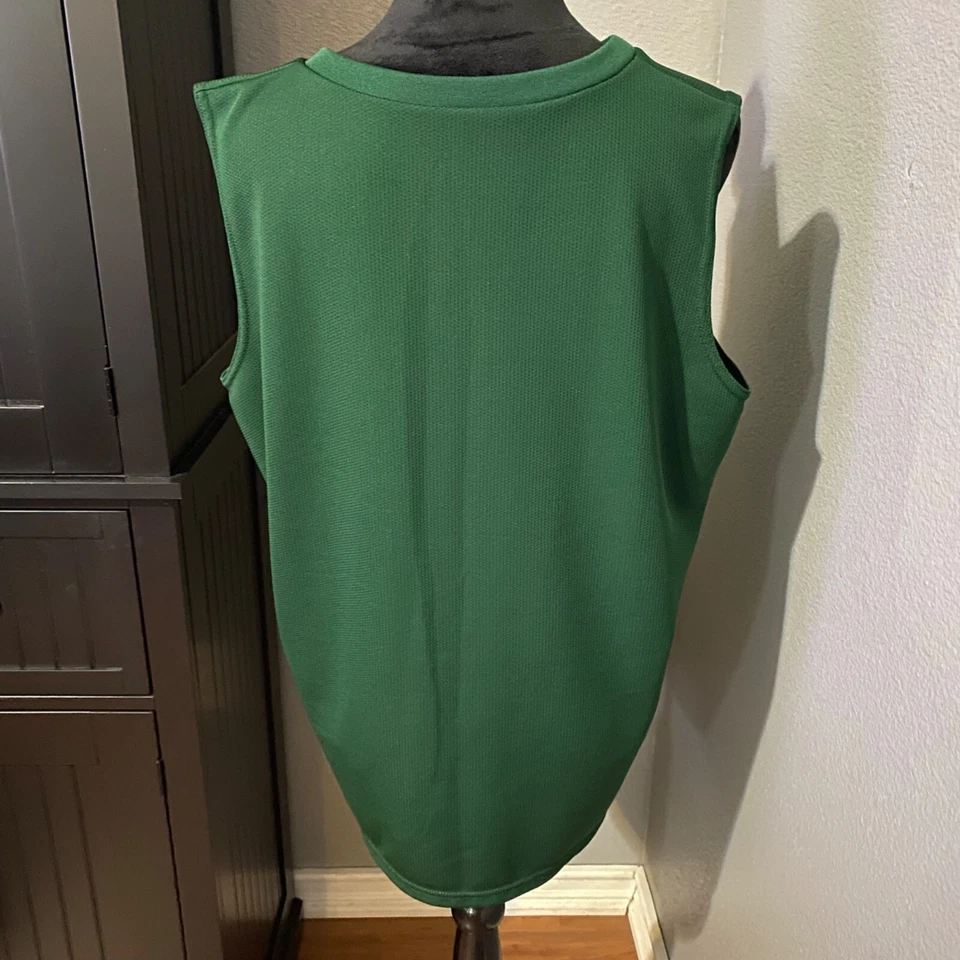 Augusta Sportswear Pickleball Tank Top 2XL Green Sleeveless V Neck Activewear - Image 4 of 4