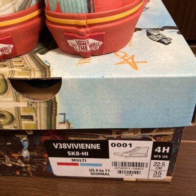 Vans x Vivienne Westwood ANGLOMANIA SK8-Hi Sneakers 4H 35
