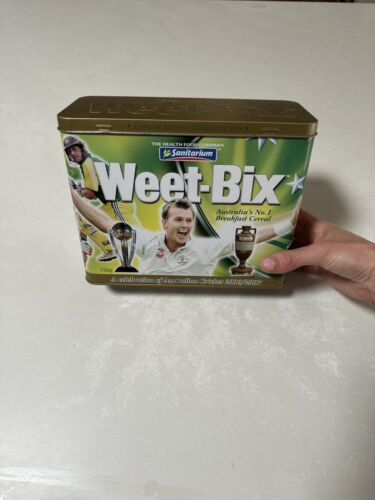 VINTAGE 2006 / 07 CRICKET  WEET - BIX TIN - SHANE WARNE GREAT CONDITION - Picture 1 of 7