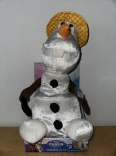 NEW DISNEY FROZEN II OLAF SNOWMAN SING and SWING PLUSH by Just PLAY