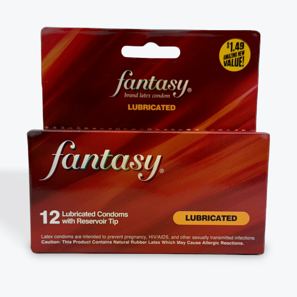 Fantasy Assorted Condoms 12 Packs (Case of 48) Colored, Lubricated, and Flavored Fantasy Assorted Condoms 12 Packs (Case of 48) Colored, Lubricated, and Flavored