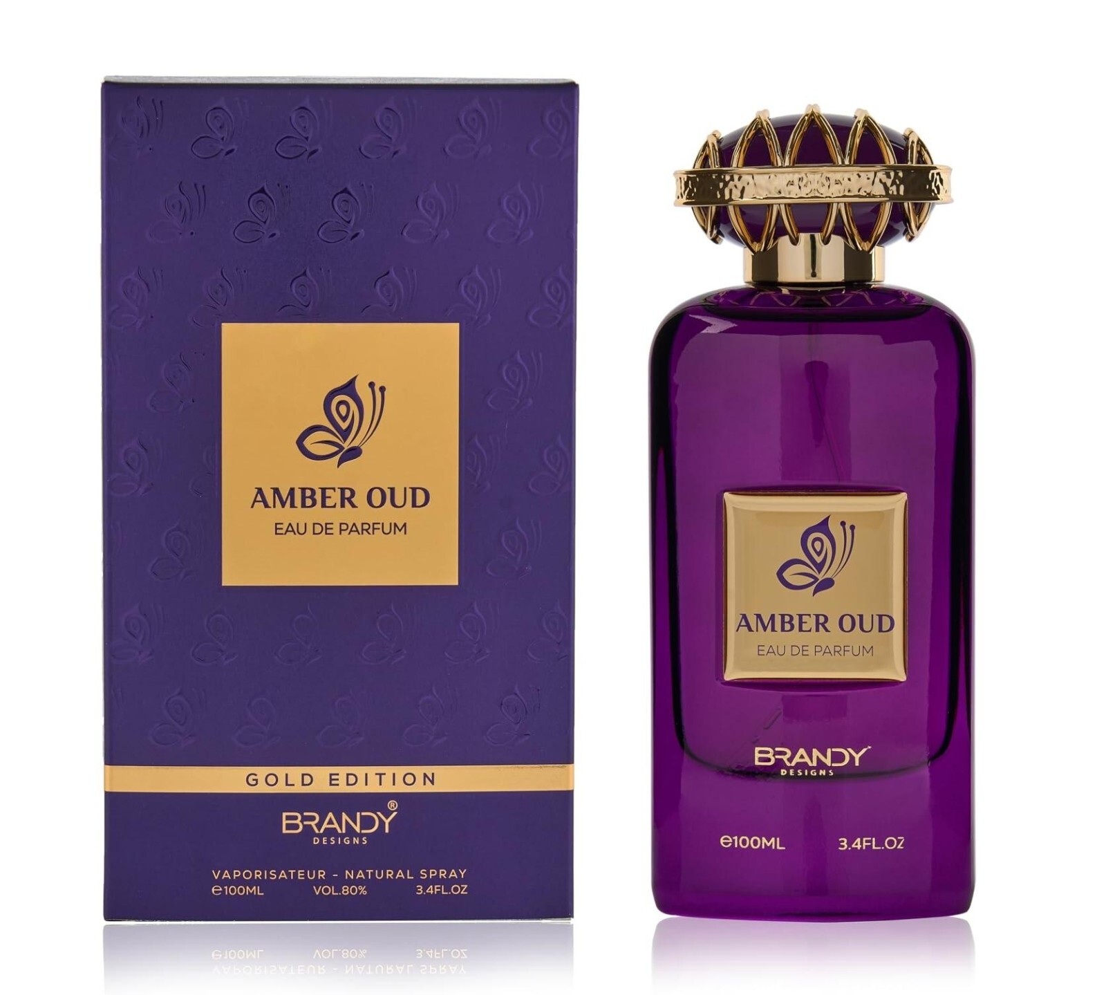 Amber Oud By Brandy Design Eau de Parfum Arabian Perfume For Men And Women 100ml
