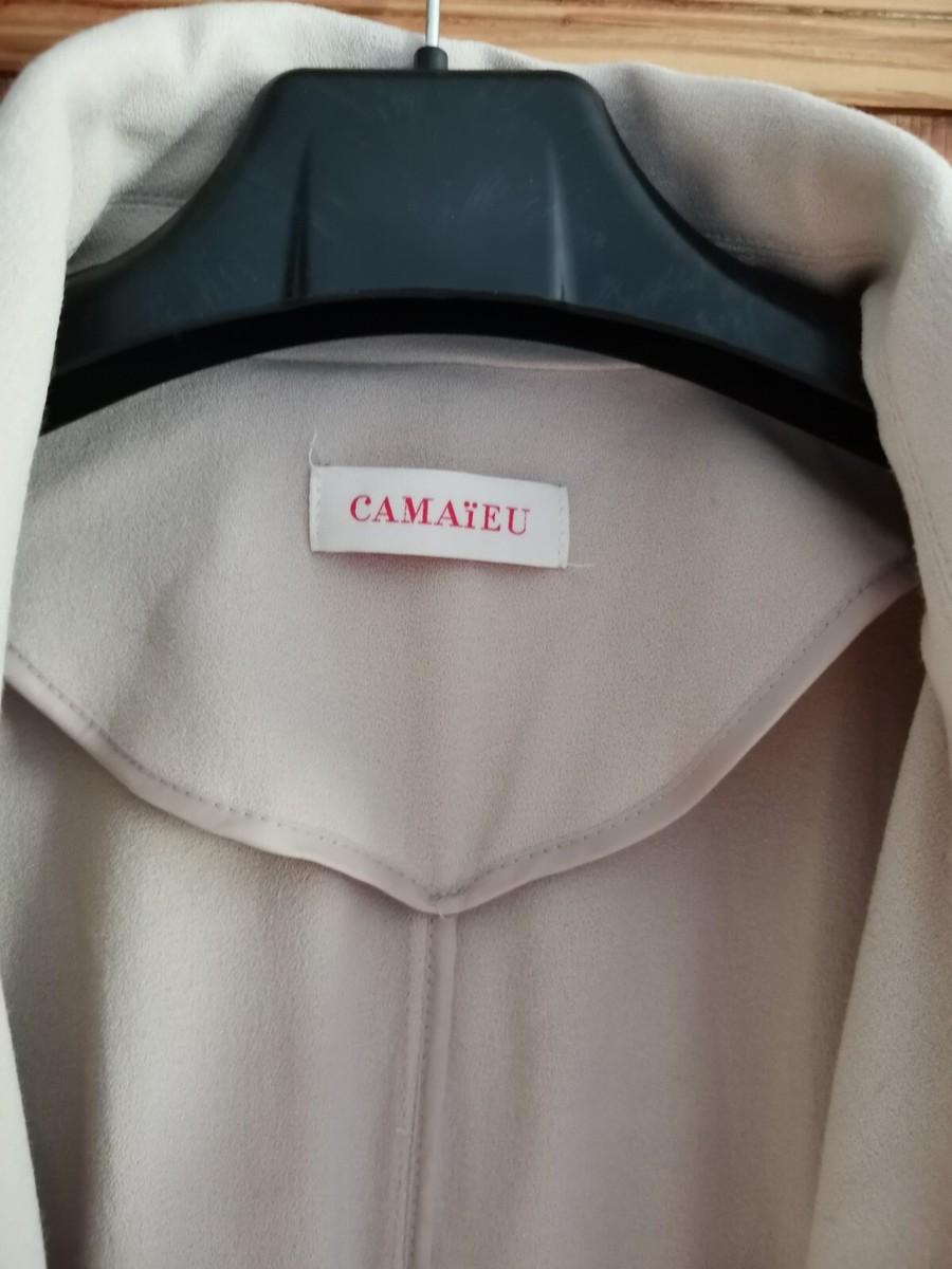 Trench Camaïeu Taille Unique Beige - Occasion Très Bon état