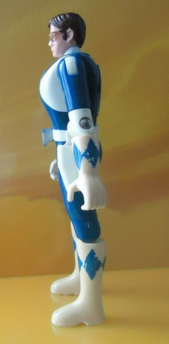Mighty Auto Morphin Power Rangers Blue Billy 1993 Bandai Flip Head 5.5" Figure - Picture 3 of 10