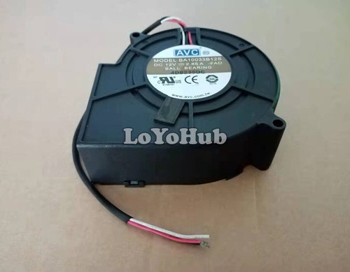 AVC 9733 12V 2.85A Blower Cooling Fan Speed 3-Pin BA10033B12S -FAD - Picture 2 of 5
