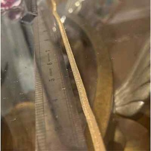 Gold tone necklace 18” great condition 