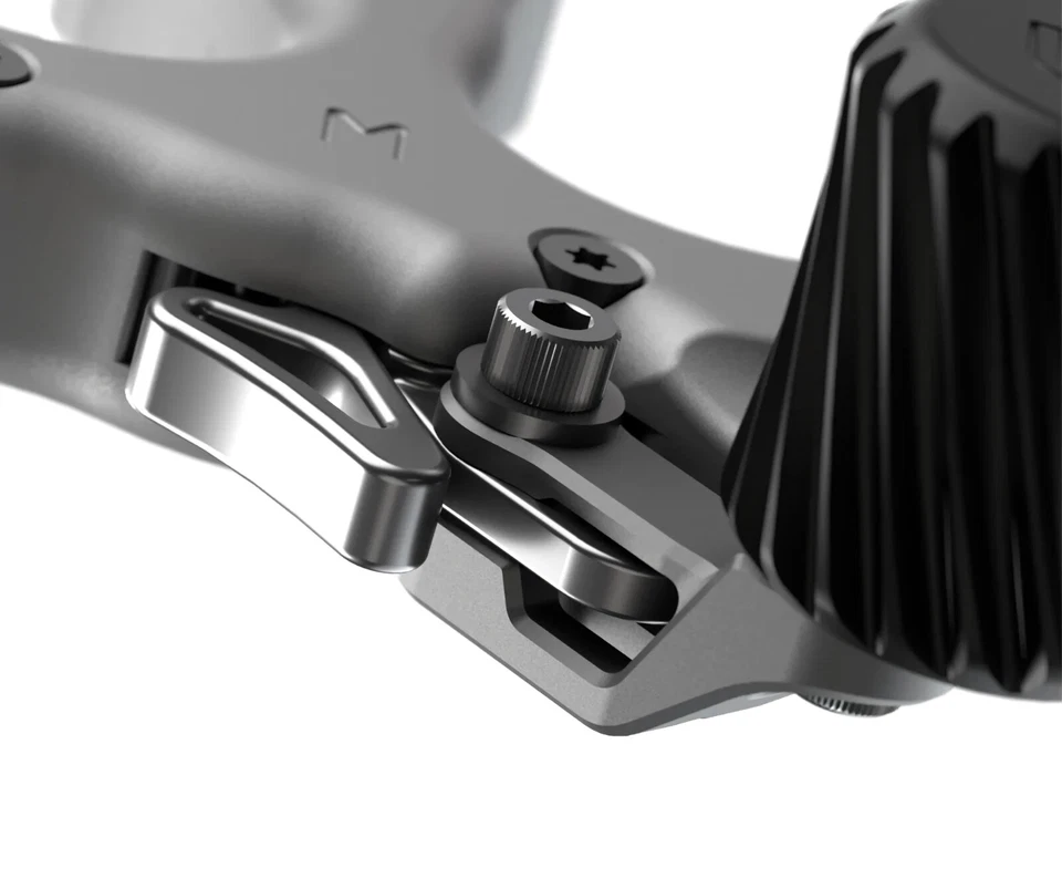 ULTRAVIEW UV Button Thumb Release Medium Grey Aluminum 0739 - Image 3 of 4