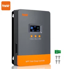 100A MPPT Solar Charge Controller 12V 24V 36V 48V Auto PV Max 160V Parallel 12x