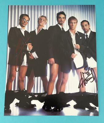 Backstreet Boys  - AJ + Howie D   -  signed, original Autogramm !!!