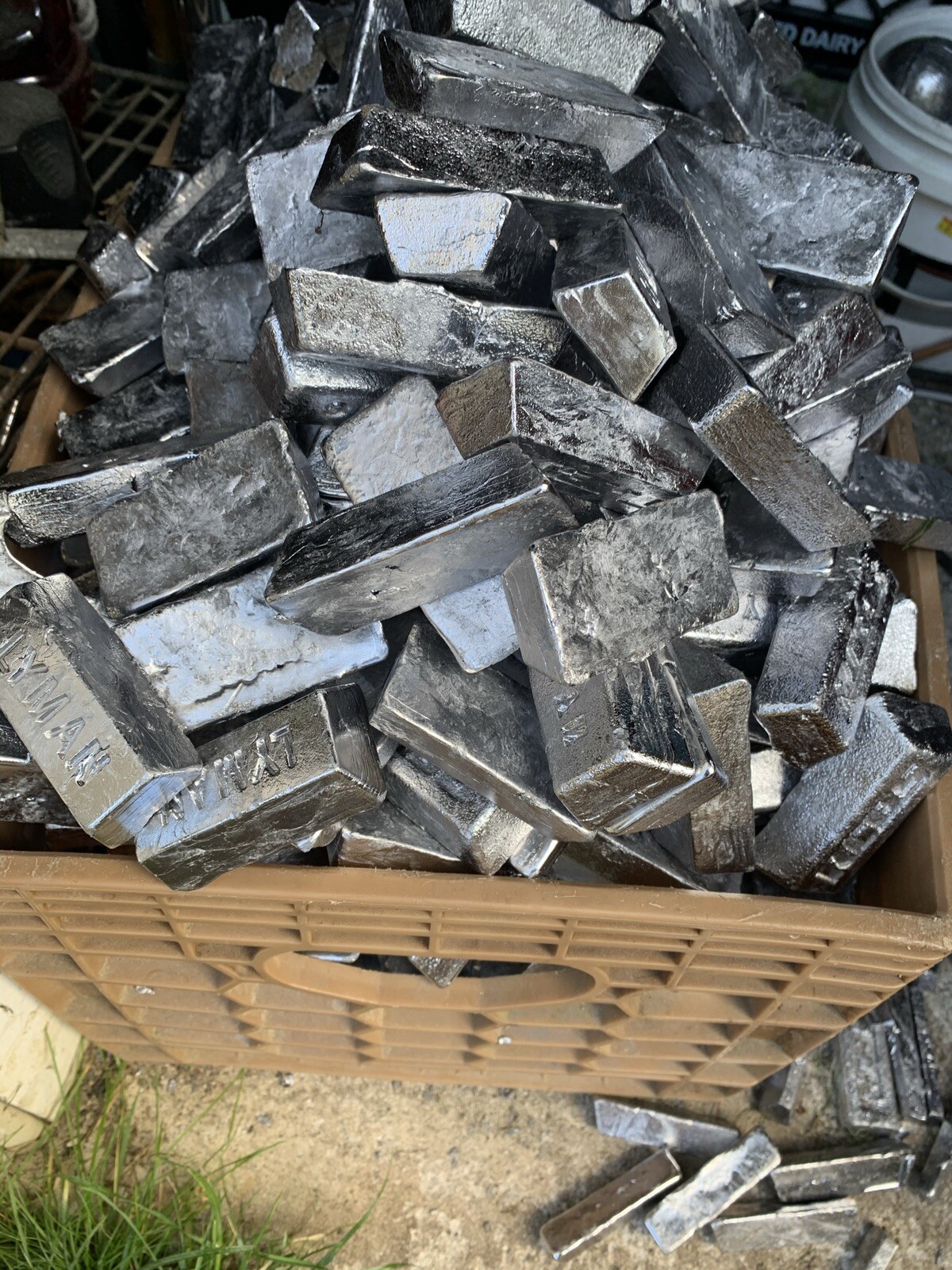 30 pounds clean soft fluxed lead ingots sinkers bullets weights fishing