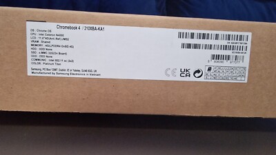 Samsung Chromebook 4 Notebook 11,6'' (32GB eMMC, Intel Celeron N, 2,60 GHz, 4 GB)...