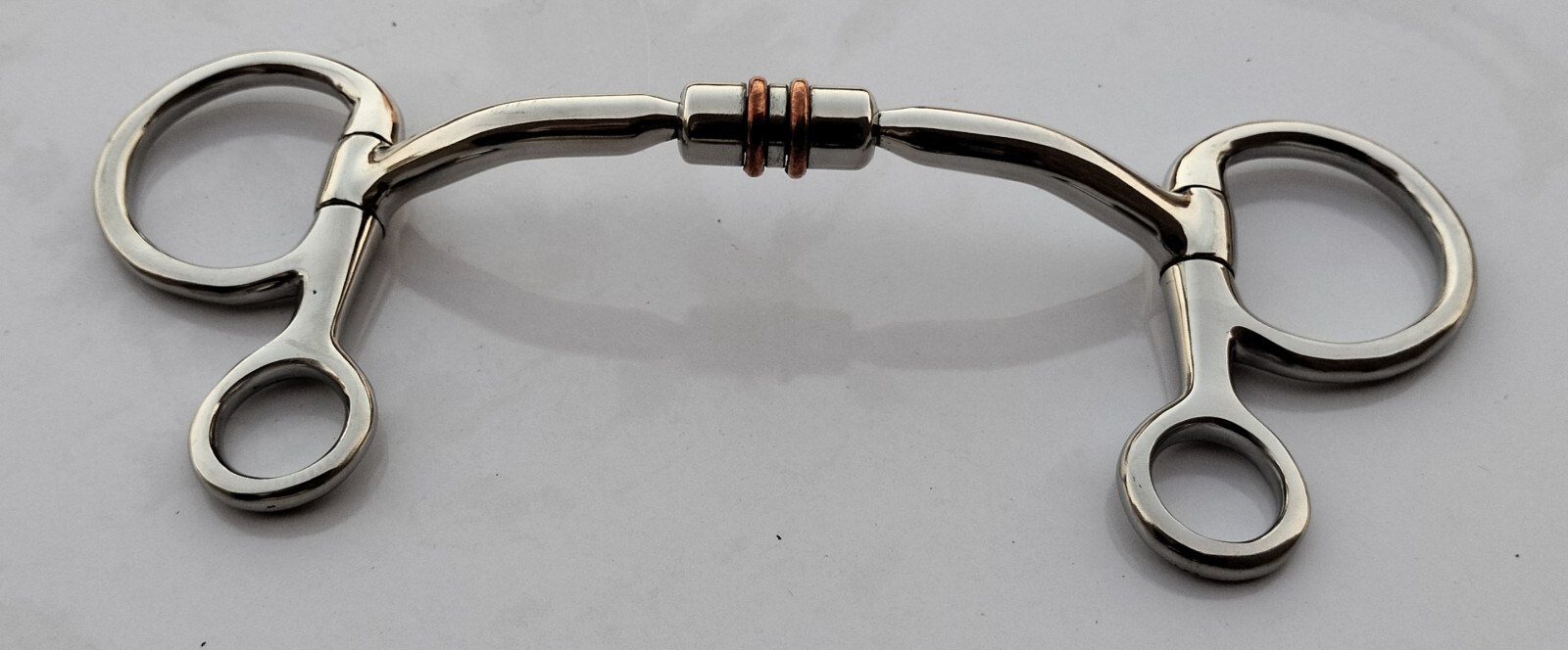 Hanging cheek comfort snaffle Horse bit Baucher bit Half cheek bit as