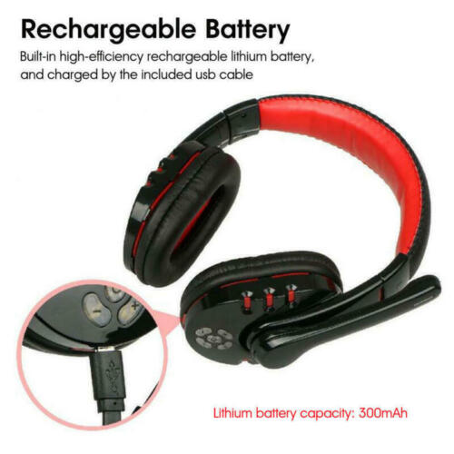 Wireless Gaming Headset Headphones With Mic Surround For PC Laptop One - Picture 4 of 11