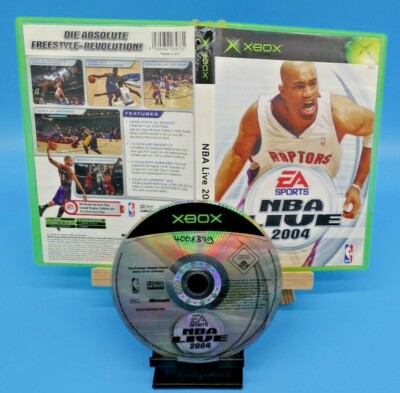 NBA Live 2004 Microsoft Xbox · getestet/tested · Anleitung & OVP