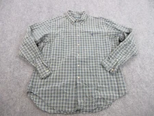 Ralph Lauren Shirt Mens Adult Extra Large Green Plaid Button Up Preppy Casual