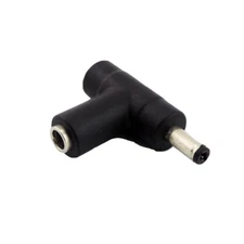 CCTV DC Power Plug 5.5 x 2.1mm 1 Male To 2x Female Jack T Type Connector Adapter