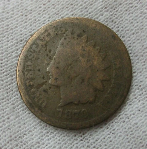 1870 Indian Cent AG (INV59)