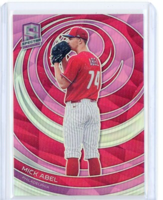 2023 Panini Chronicles Spectra MICK ABEL Phillies RC Rookie Pink Prizm 12/17