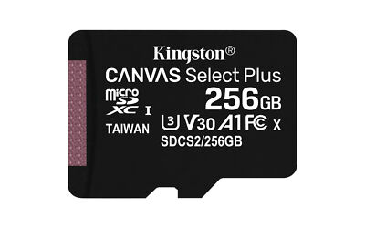 Kingston Canvas Select Plus 256GB microSDXC Speicherkarte (SDCS2/256GBSP)