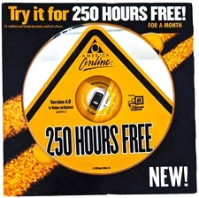 ROAD SIGN America Online Collectible / Install Disc, AOL CD, ver 4.0, Vintage