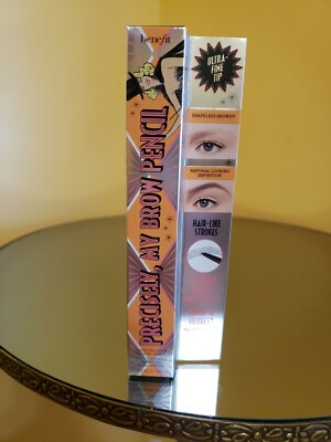 Benefit Precisely, My Brow Pencil No. 4 Warm Deep Brown Full Size 0.002oz New