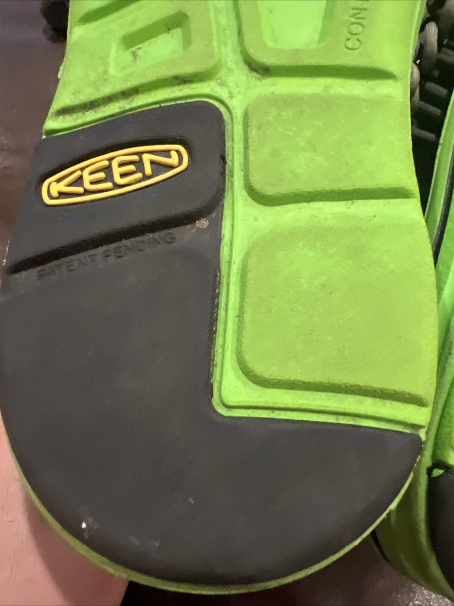 KEEN Uneek Men\'s Sandal Size 11.5 Green Olive Paracord Hiking Water Shoe Keen Uneek Slip-on Paracord Mens Sandals, Grey, Neon Green  main image 4