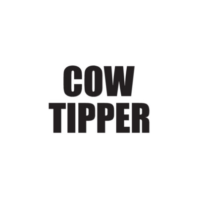 Cow Tipper - Vinyl Decal Sticker - Multiple Color & Sizes - ebn1854