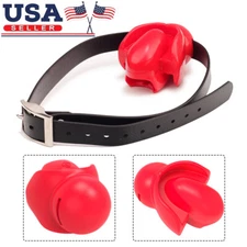 2024 New Silicone Open Mouth Gag Tongue Fix Fetish Dilator Ball Oral For Couple