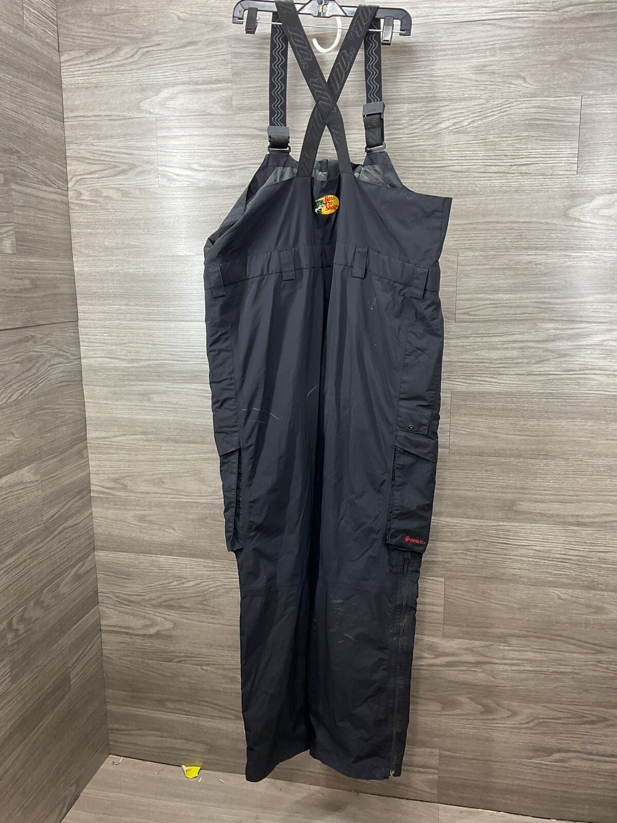 Bass Pro Shop 100mph Fishing Black Bibs XL READ eBay
