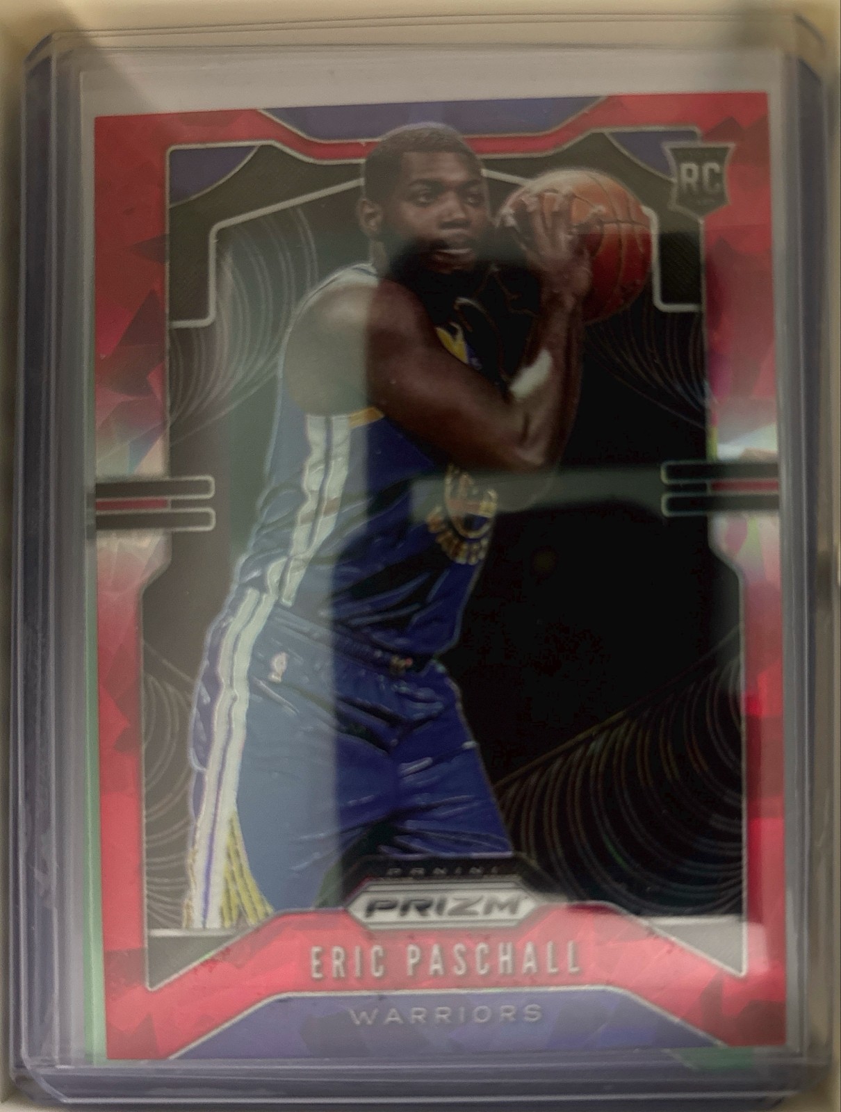 2019-20 Panini Prizm - Rookie Eric Paschall #279 Red Ice Prizm (RC)
