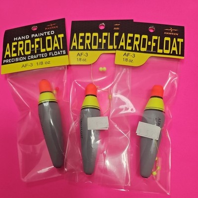 S-AF6. FREE SHIPPING.  Aero-float AF-3. 1/8 Oz. Four Pack.