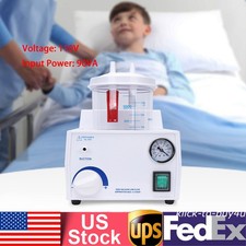1000mL Portable Phlegm Suction Unit Emergency Medical Vacuum Aspirator Machine