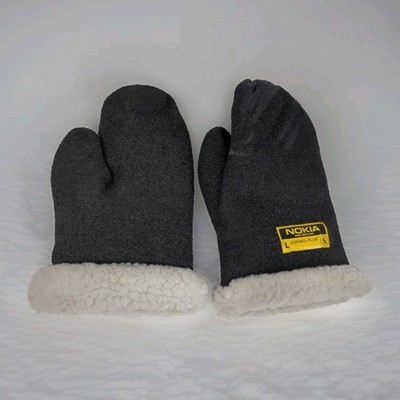 Nokia Eskimo Finland Waterproof Mittens Glove Ice Fishing Hunting Trapping Large