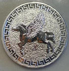 2022 St Helena $1 Pegasus Queen Elizabeth .999 Fine Silver 1 OZ Round Coin