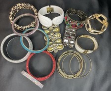 Mixed Lot Of 20 Fashion Costume Jewelry Bracelets
