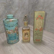 Lot 1976 Avon California Perfume  1977 Roses Roses Talc Anniversary Keepsake