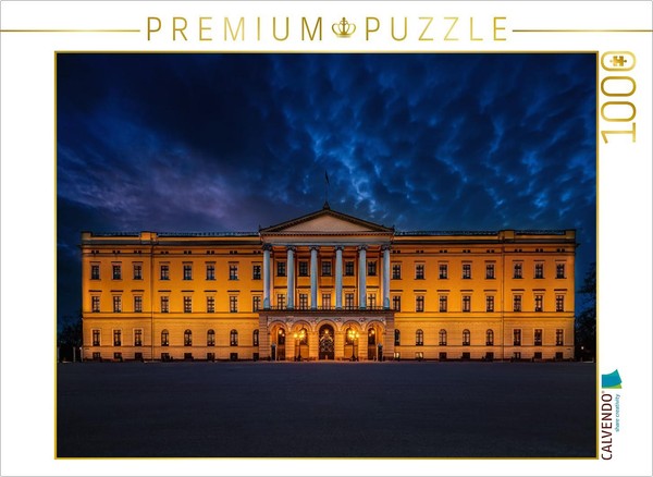 Calvendo Puzzle Norwegisches KöNigsschloss | 1000 Teile Lege-GrößE 64 × 48 Cm Fo-image