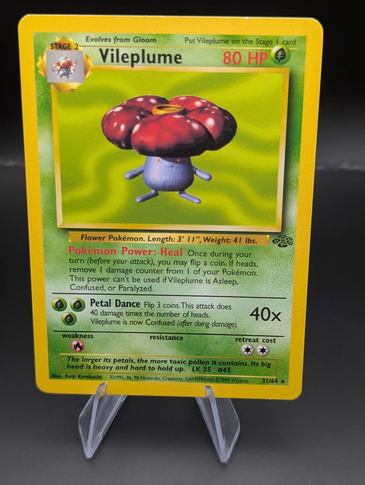 Vileplume 31/64 Jungle Unlimited LP Rare 1999 by Keiji Kinebuchi