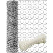 Chicken Wire Galvanized Mesh Fencing 16In x 82Ft Pet Rabbit Chicken Garden 0.57 per foot