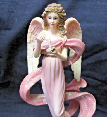 Thomas Kinkade Messengers From Above Collection 7'' Angel Of Faith