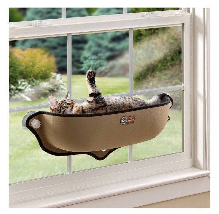 K&H Pet Products EZ Mount Kitty Sill Cat Window Perch