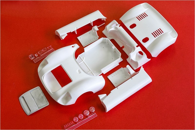 Model Factory Hiro 1/12 Fulldetail Kit Fiat Abarth 1000SP LM 1969