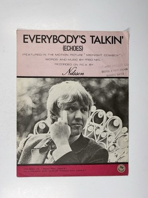 Fred Neil Notenblatt Everybody's Talkin' (Echoes)