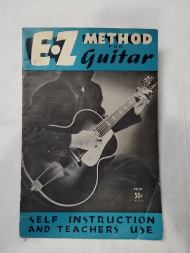 E-Z Method For Guitar Booklet 1962 Self Instruction & Teachers Use Vintage Sheet