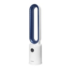 Haden 215024 Efficient 50W Modern Cooling Bladeless Tower Fan - White/Blue B+